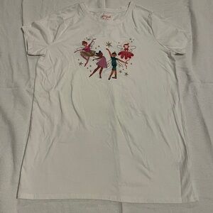 White with design Cat&Jack shirt XL (14/16)